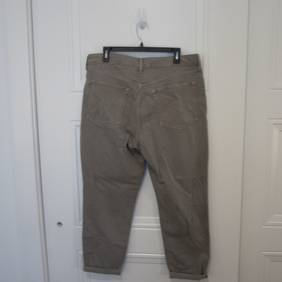 Old Navy OG Straight High Rise Tan Pants - Picture 2 of 4